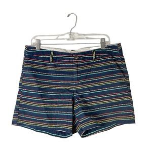 Merona Colorful Polka Dot Striped Casual Preppy Boho Summer Shorts Size 10